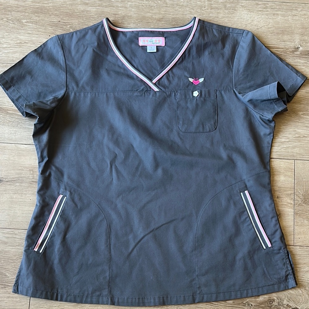 Koi Blue Fitted Short Sleeve Tee
